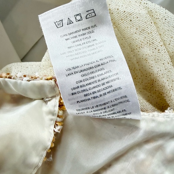 Stylish Cream and Brown Kids Coat and Dress size Toddler girl 6x - Picture 7 of 9